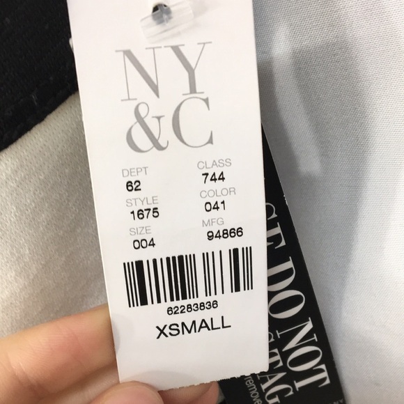 New York & Co Women’s Stretch Sleeveless Stripe Dress Size XS NEW with Tags - Picture 3 of 7